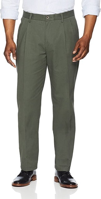 Wrinkle-Resistant Pleated Chino Pant 1