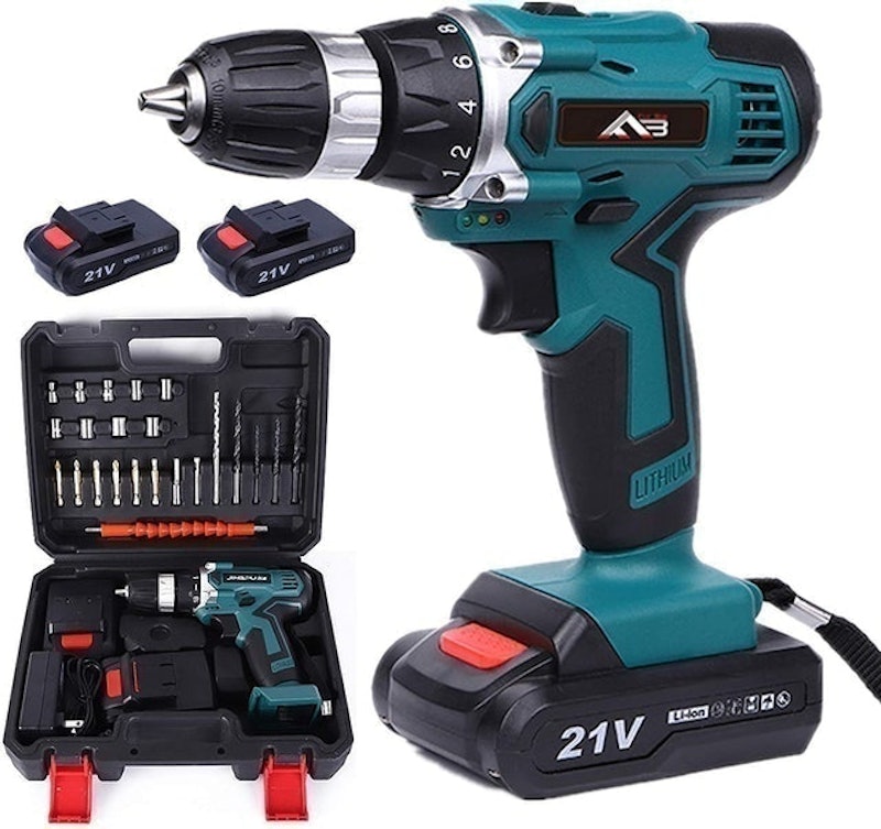 21V Professional Industrial Rechargeable Cordless Drill Driver 1