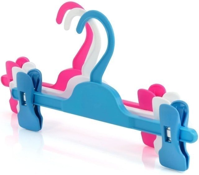 Children's Plastic Clip Coat Hangers 1