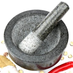 Solid Granite Mortar and Pestle