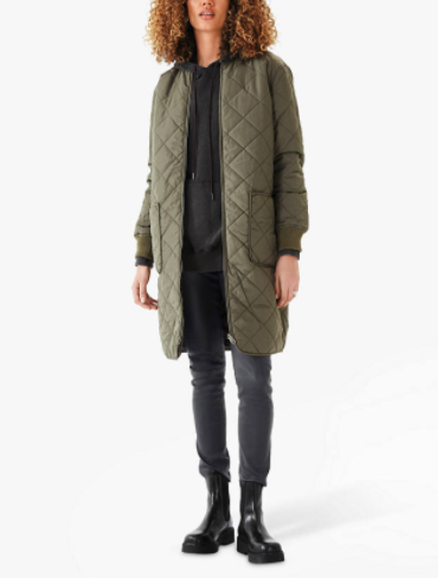 Diamond Quilted Reversible Coat 2