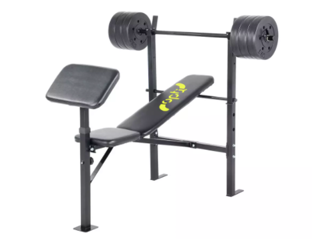 Bench with 30kg Weights 1