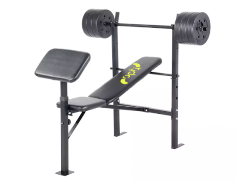 Bench with 30kg Weights 1