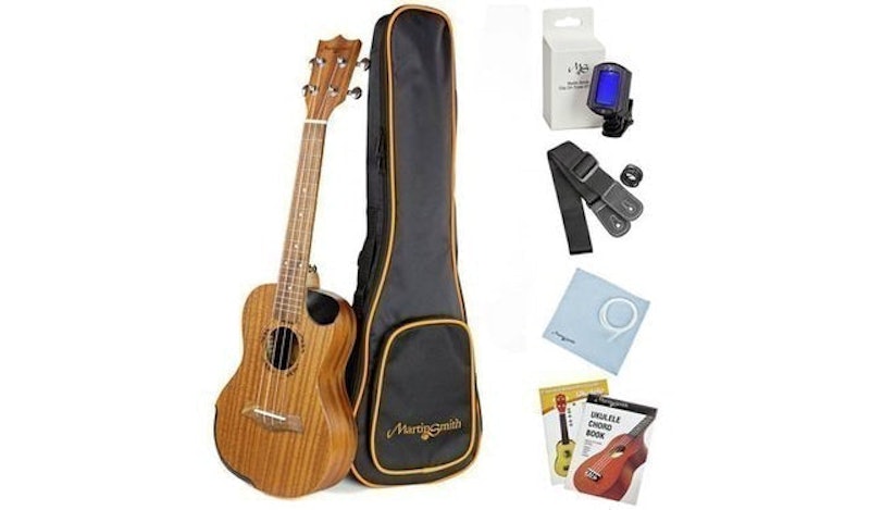 Premium Soprano Ukulele Kit With Tuner and Bag 1