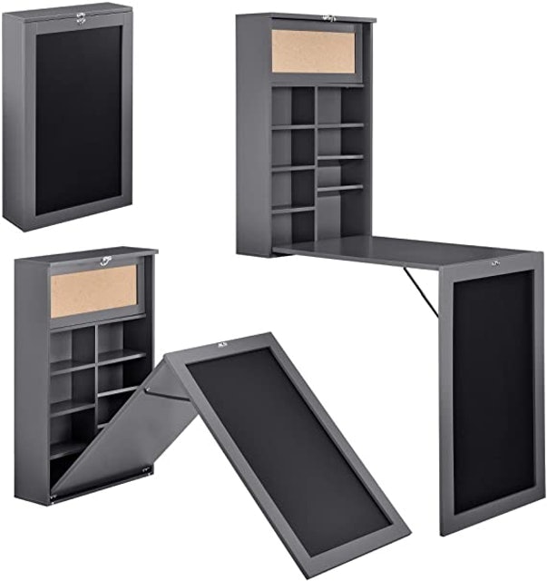 Folding Wall-Mounted Office Desk 2