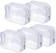 Pangda 5 Pack Clear PVC Toiletry Carry Pouch 1