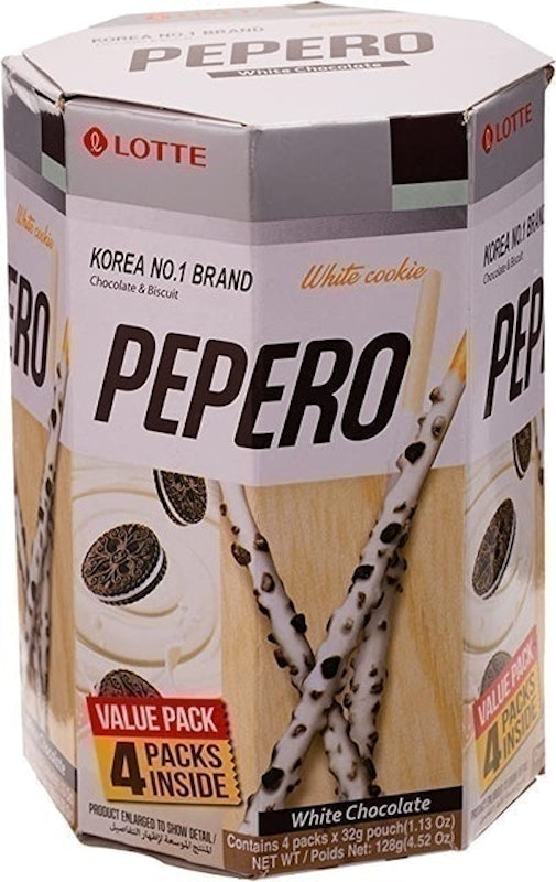Pepero White Cookie Stick Biscuit with White Chocolate 1