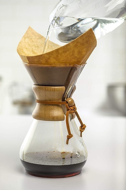6-Cup Wood Neck Coffee Maker 2