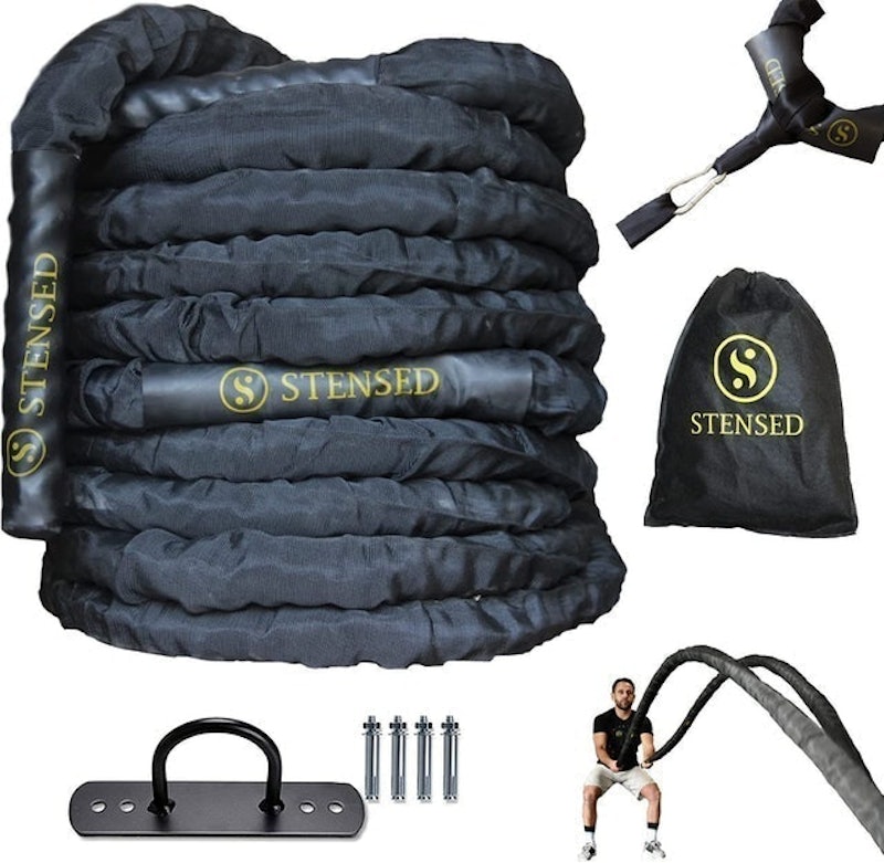 9M Battle Rope with Anchor Strap Kit 1