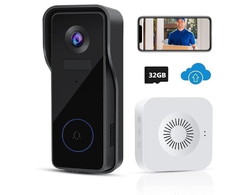 Video Doorbell Camera Wireless with Cordless Chime 1