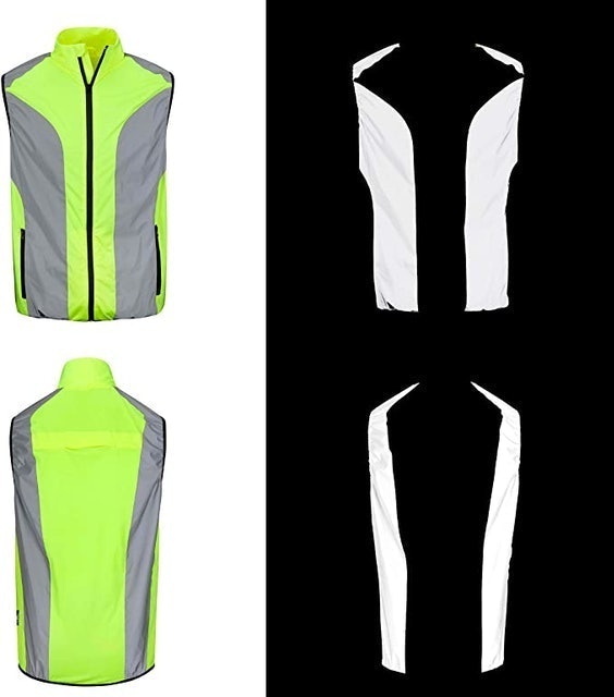 Hi-Viz Cycling and Running Gilet 3