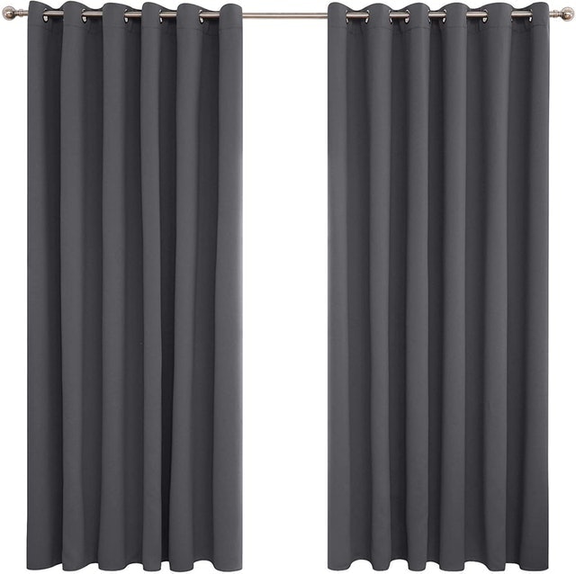 Super Soft Window Treatment Thermal Insulated Blackout Curtains 2