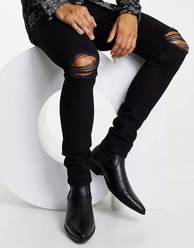 Vegan Chelsea Boots With Cuban Heel 2