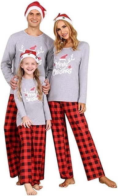 Family Matching Christmas Pyjamas Set 1