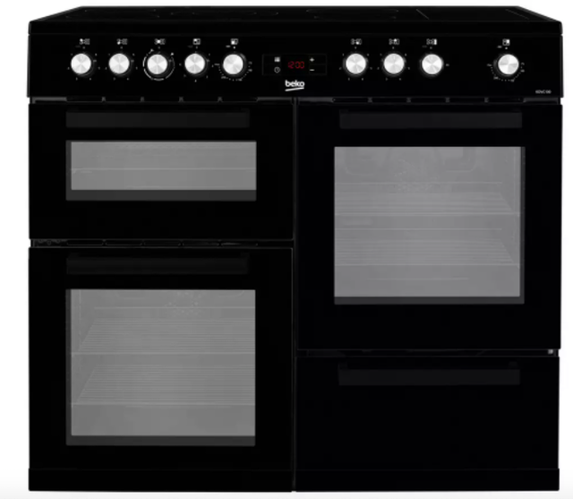 100cm Electric Range Cooker - Black 1