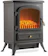Vonhaus Electric Stove Heater With Log Burner Flame Effect 1