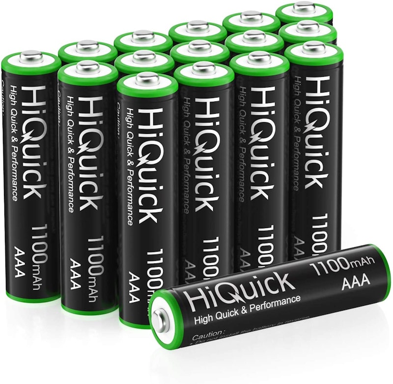 AAA Batteries, Rechargeable 1100mAh 1