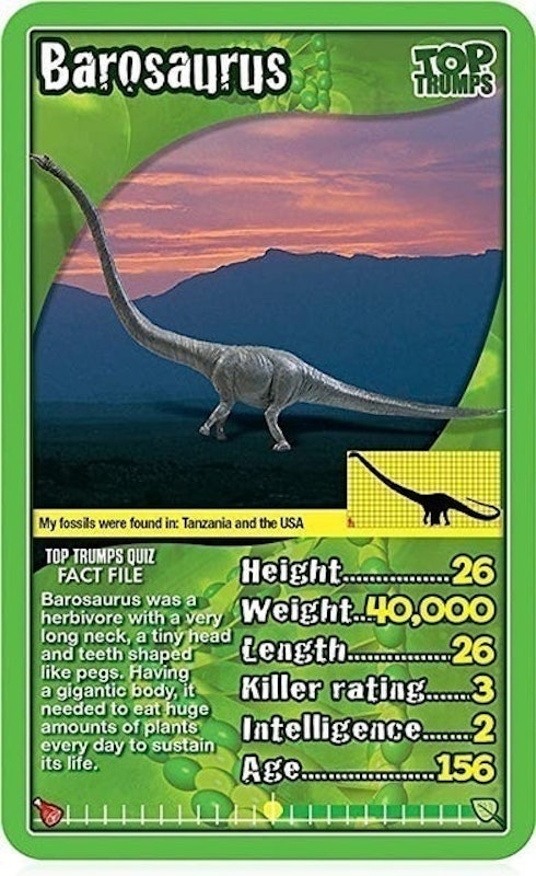 Dinosaurs Top Trumps 3
