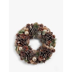 Renaissance Pearl Glitter Wreath