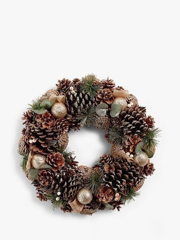Renaissance Pearl Glitter Wreath 1