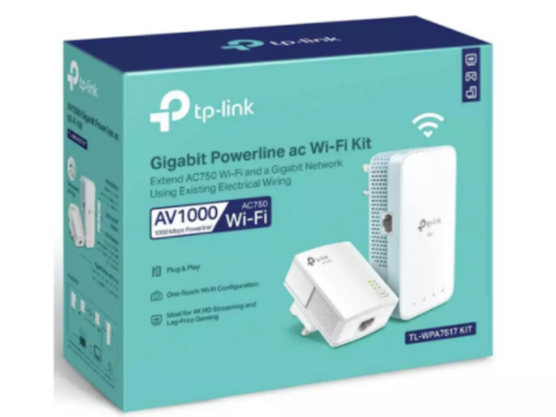 AV1000 Gigabit Powerline and WiFi Kit 1