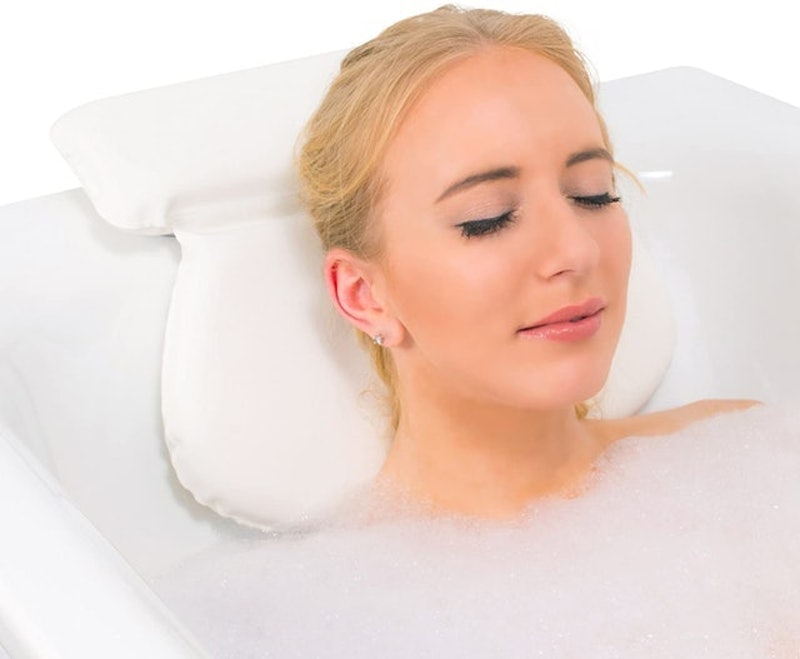 Comfortable 3D Spa Bath Pillow Bathtub Matress Full Body, Filling Ergonomic  Spa Bath Pillow for Luxury Bubble Bath Comfortable Soft Thick Waterproof