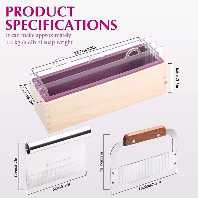 1.2 kg Silicone Soap Mold Kit 2