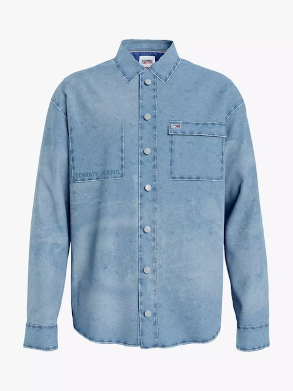 Organic Cotton Denim Overshirt 3