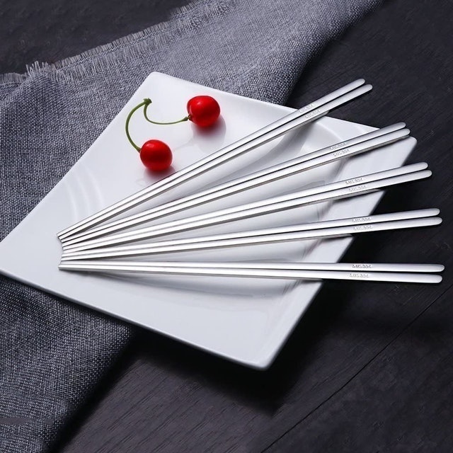 Silver Korean Chopsticks 2