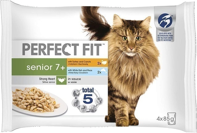 Perfect fit senior shop wet cat food