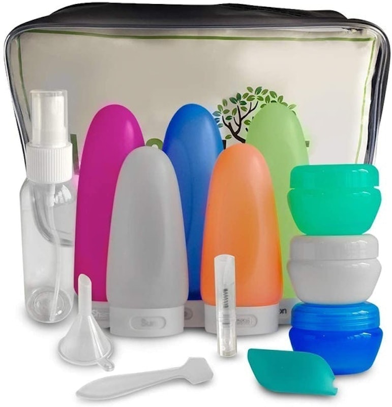Travel Bottle Set for Toiletries and Cosmetics 1