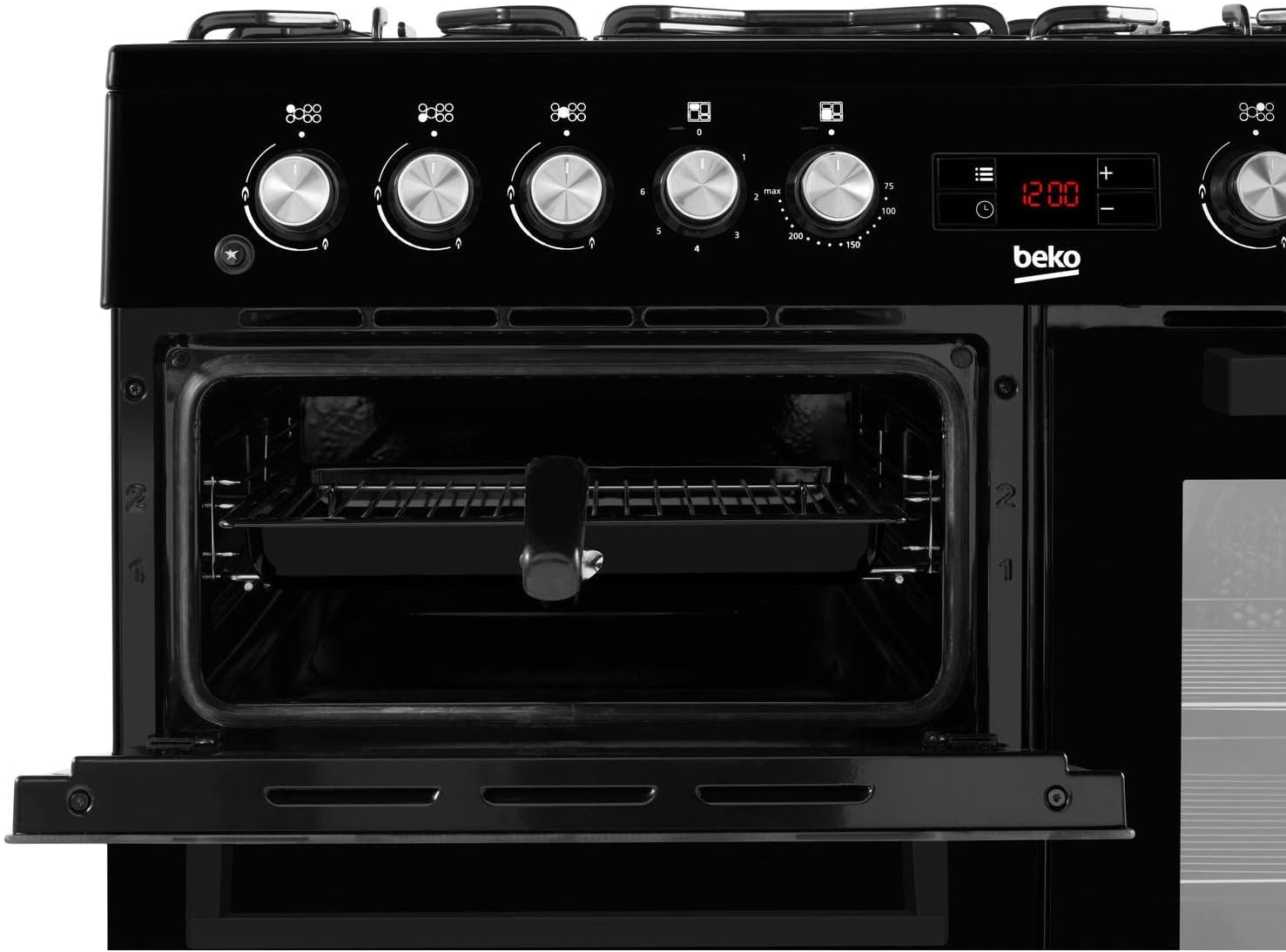 Beko 100cm Dual Fuel Range Cooker 4