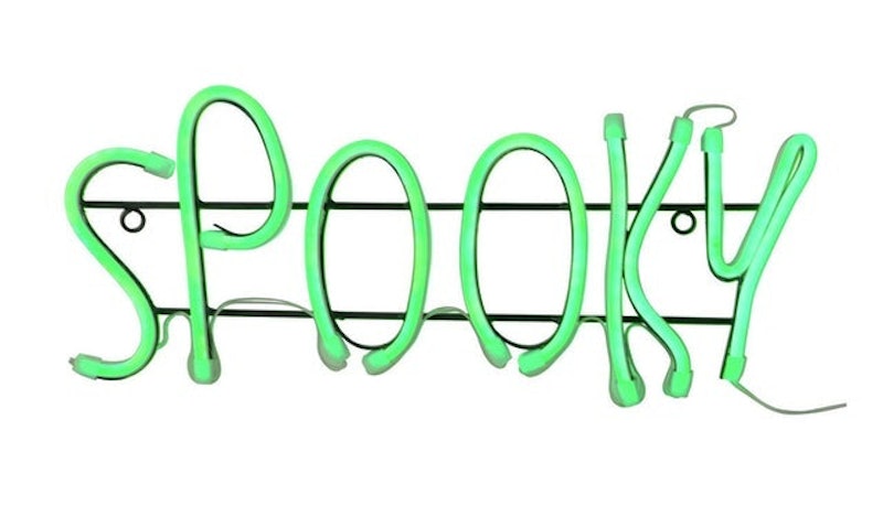 Neon Halloween 'Spooky' Light 1