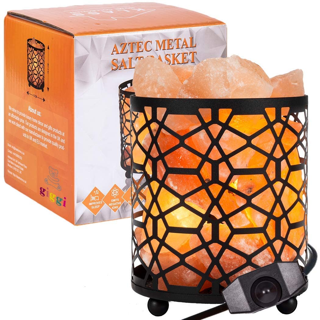 6. COOWOO Himalayan Salt Lamp Bowl with Chunks 1