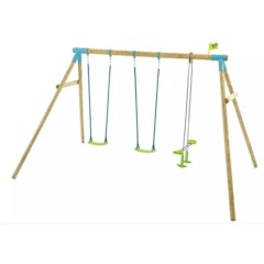 Heron Kids Wooden Garden Swing Set