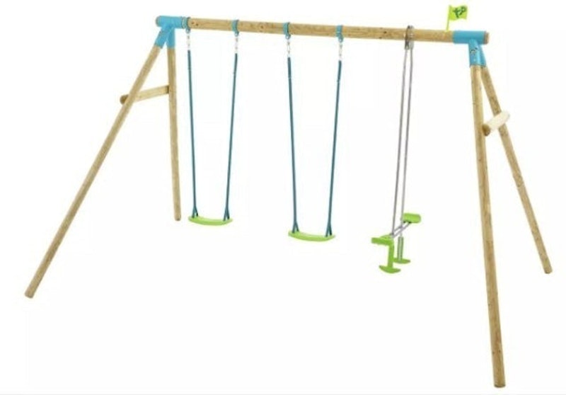 Heron Kids Wooden Garden Swing Set 1