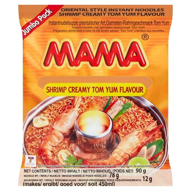6. Mama Shrimp Creamy Tom Yum Flavour Instant Noodles 30 Pack 1