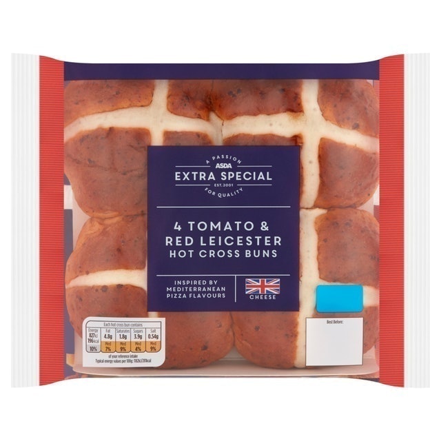 Tomato and Red Leicester Hot Cross Buns 1