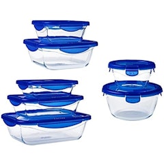 Cook & Go Set of Glass Food Storage Containers