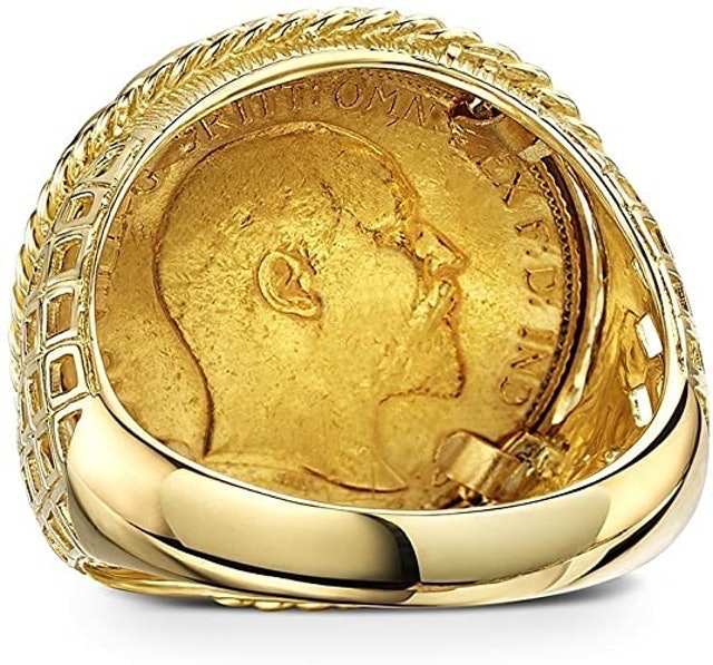 22 ct Sovereign Coin Ring 3