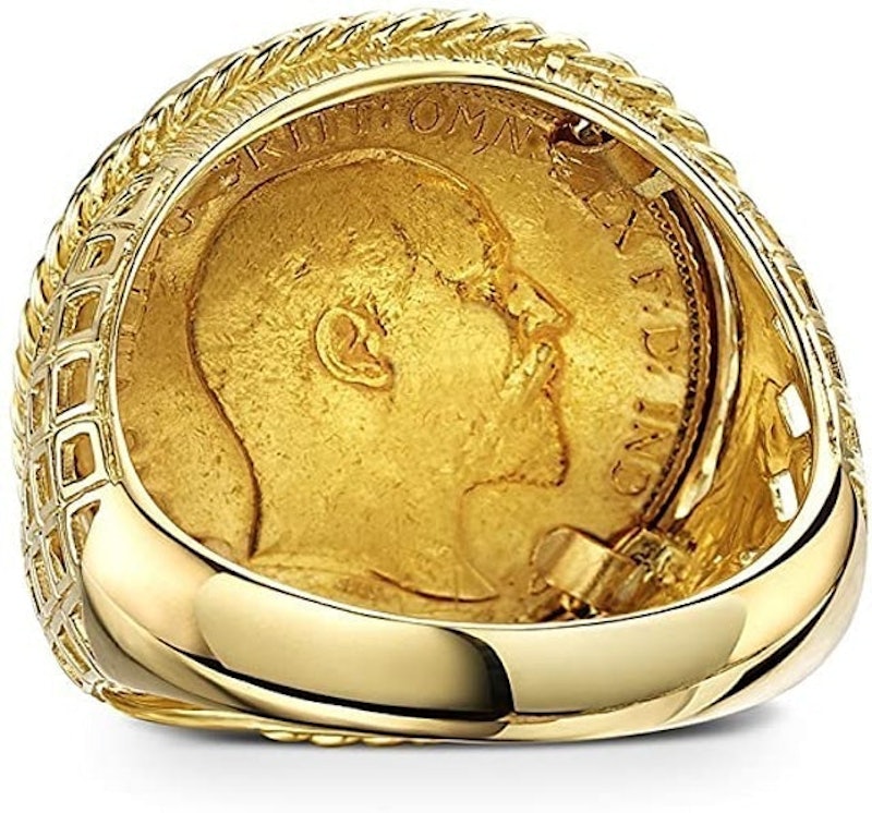 22 ct Sovereign Coin Ring 3
