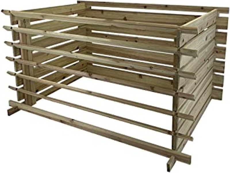 Wooden Slatted Garden Composter 1