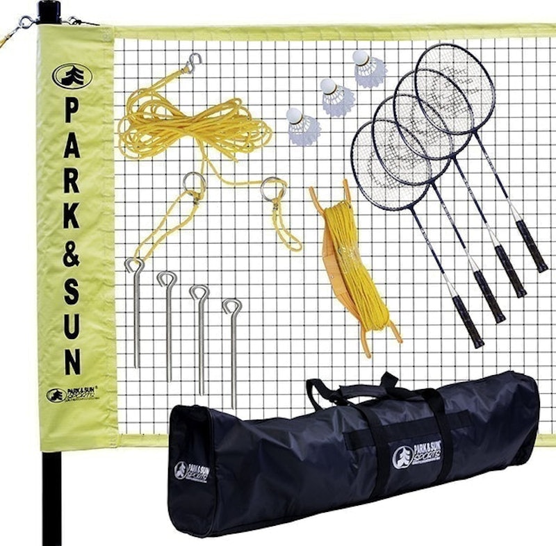 Professional Series Portable Badminton Net System 1