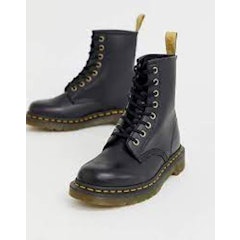 Vegan 1460 Classic Ankle Boots in Black