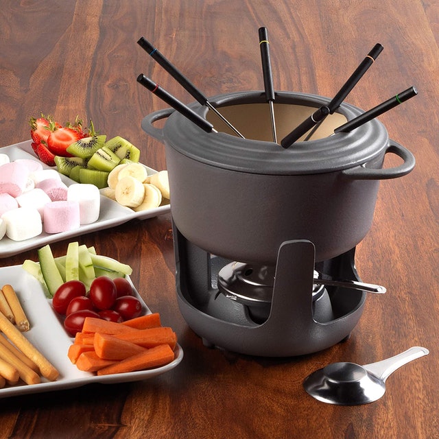 Cast Iron Fondue Set 2