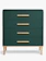 John Lewis & Partners Show Wood 4-Drawer Chest, Jade Green 1