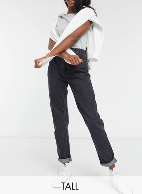 Tall Elasticated Waist Mom Jean 1