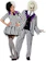 Fancy Me Couples Matching Beetlejuice Costume 1