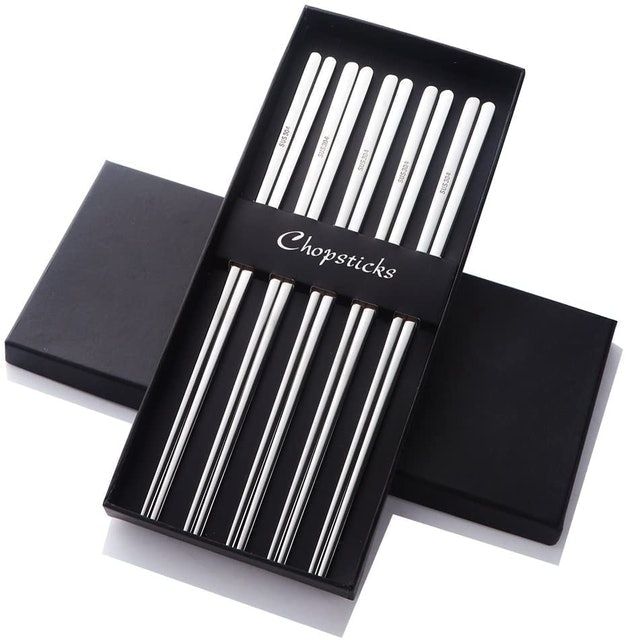 Silver Korean Chopsticks 1