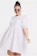 Neon Rose Plus Mini Smock Dress With Collar in Pastel Gingham 1